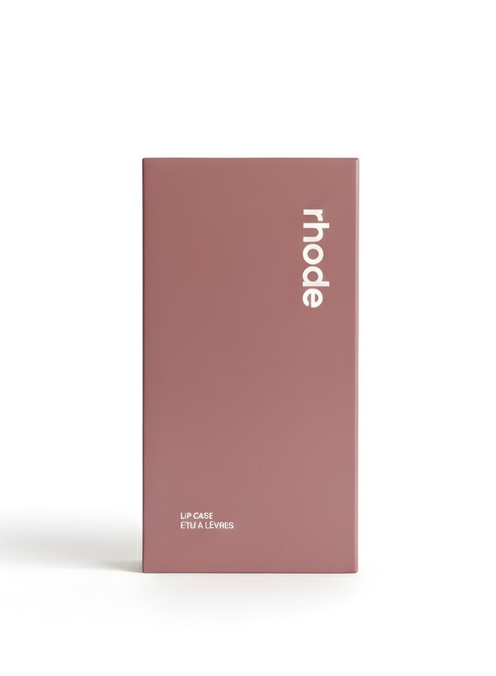 rhode Silicone Lip Gloss Holder for iPhone 17 Pro Max, Stick-On Lip Balm Sleeve Phone Case, Adhesive Lip Holder - Salty Tan - Image 2